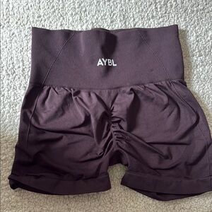 AYBL Women's Brown High-Waisted Shorts